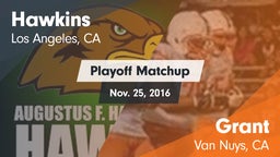 Matchup: Hawkins  vs. Grant  2016