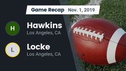 Recap: Hawkins  vs. Locke  2019