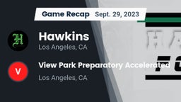 Recap: Hawkins  vs. View Park Preparatory Accelerated  2023