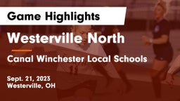 Westerville North  vs Canal Winchester Local Schools Game Highlights - Sept. 21, 2023