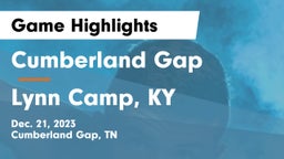 Cumberland Gap  vs Lynn Camp, KY Game Highlights - Dec. 21, 2023