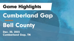 Cumberland Gap  vs Bell County  Game Highlights - Dec. 20, 2023