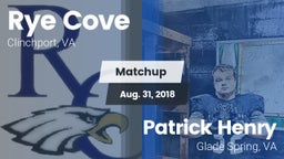 Matchup: Rye Cove  vs. Patrick Henry  2018