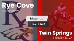 Matchup: Rye Cove  vs. Twin Springs  2018
