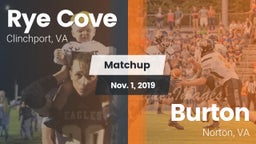 Matchup: Rye Cove  vs. Burton  2019