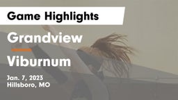 Grandview  vs Viburnum Game Highlights - Jan. 7, 2023