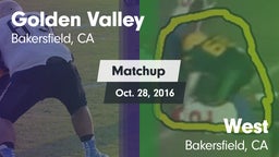 Matchup: Golden Valley High vs. West  2016