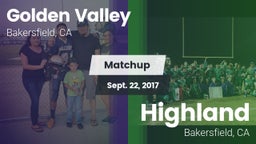 Matchup: Golden Valley High vs. Highland  2017