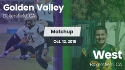Matchup: Golden Valley High vs. West  2018