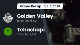 Recap: Golden Valley  vs. Tehachapi  2018