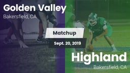 Matchup: Golden Valley High vs. Highland  2019