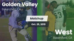 Matchup: Golden Valley High vs. West  2019