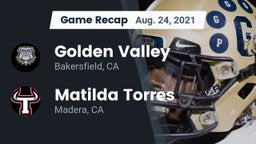 Recap: Golden Valley  vs. Matilda Torres  2021
