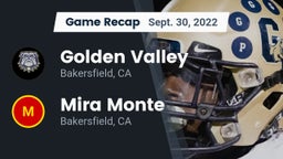 Recap: Golden Valley  vs. Mira Monte  2022