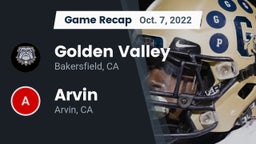 Recap: Golden Valley  vs. Arvin  2022