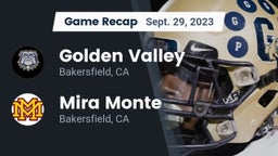 Recap: Golden Valley  vs. Mira Monte  2023