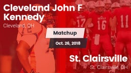 Matchup: Cleveland John F vs. St. Clairsville  2018