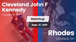 Matchup: Cleveland John F vs. Rhodes  2019