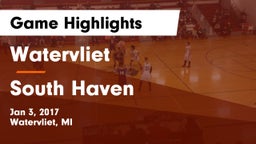 Watervliet  vs South Haven  Game Highlights - Jan 3, 2017