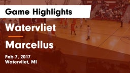 Watervliet  vs Marcellus  Game Highlights - Feb 7, 2017
