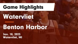 Watervliet  vs Benton Harbor  Game Highlights - Jan. 18, 2023