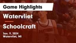 Watervliet  vs Schoolcraft  Game Highlights - Jan. 9, 2024