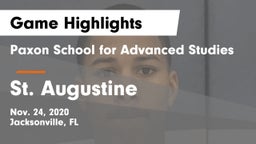 Paxon School for Advanced Studies vs St. Augustine Game Highlights - Nov. 24, 2020