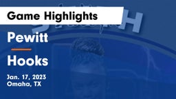 Pewitt  vs Hooks Game Highlights - Jan. 17, 2023