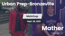 Matchup: Urban vs. Mather  2019