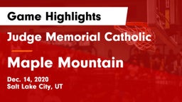 Judge Memorial Catholic  vs Maple Mountain  Game Highlights - Dec. 14, 2020