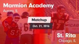 Matchup: Marmion Academy vs. St. Rita  2016