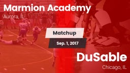 Matchup: Marmion Academy vs. DuSable  2017