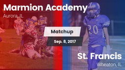 Matchup: Marmion Academy vs. St. Francis  2017