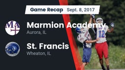 Recap: Marmion Academy  vs. St. Francis  2017