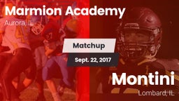 Matchup: Marmion Academy vs. Montini  2017