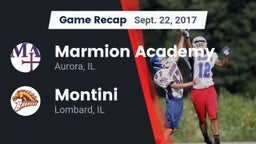 Recap: Marmion Academy  vs. Montini  2017