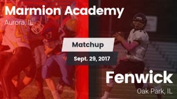 Matchup: Marmion Academy vs. Fenwick  2017