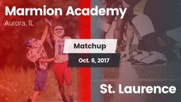 Matchup: Marmion Academy vs. St. Laurence 2017