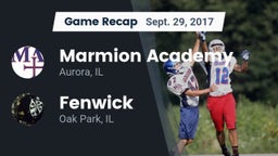Recap: Marmion Academy  vs. Fenwick  2017