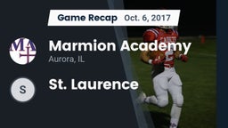 Recap: Marmion Academy  vs. St. Laurence 2017