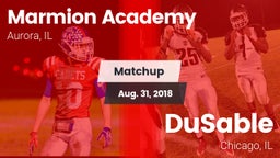 Matchup: Marmion Academy vs. DuSable  2018