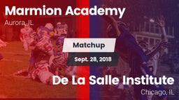 Matchup: Marmion Academy vs. De La Salle Institute 2018