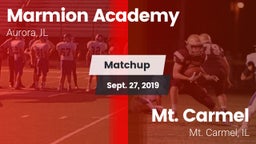 Matchup: Marmion Academy vs. Mt. Carmel  2019