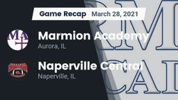 Recap: Marmion Academy  vs. Naperville Central  2021