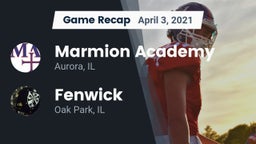 Recap: Marmion Academy  vs. Fenwick  2021