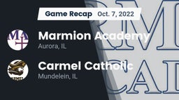 Recap: Marmion Academy  vs. Carmel Catholic  2022