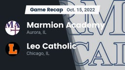 Recap: Marmion Academy  vs. Leo Catholic  2022