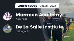 Recap: Marmion Academy  vs. De La Salle Institute 2022