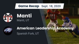 Recap: Manti  vs. American Leadership Academy  2020