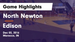 North Newton  vs Edison  Game Highlights - Dec 03, 2016